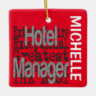 Ornamento De Cerâmica Cliente Extraordinário do Hotel Manager