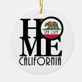 Ornamento De Cerâmica Cliff do Mar de CASA