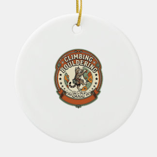 Ornamento De Cerâmica Climbing Bouldering Cat Climbing Bouldering Cat Vi