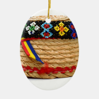 Ornamento De Cerâmica clop o chapéu tradicional