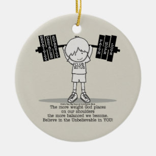 Ornamento De Cerâmica Clube BITUB- mais equilibrado