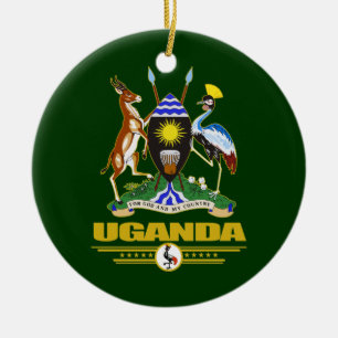 Ornamento De Cerâmica COA do Uganda