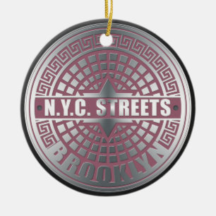 Ornamento De Cerâmica Cobrir Brooklyn