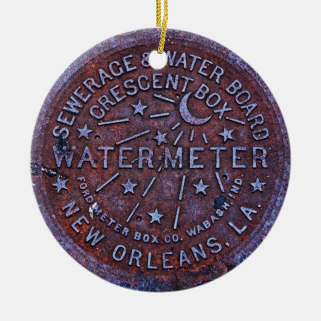 Ornamento De Cerâmica Cobrir de câmara de visita 3 (Frente)