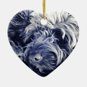 Ornamento De Cerâmica Cockapoo