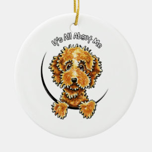 Ornamento De Cerâmica Cockapoo Tan IAAM
