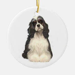 Ornamento De Cerâmica Cocker Spaniel - filiado