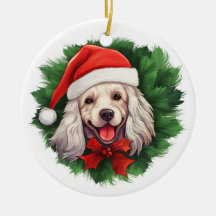 Cocker Spaniel Wreath Natal