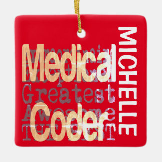 Ornamento De Cerâmica Cód. Médico Extraordinário PERSONALIZADO
