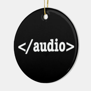 Ornamento De Cerâmica Código HTML5 de Fim de Áudio