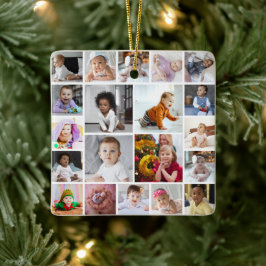 Ornamento De Cerâmica Colagem de Fotografias do Design 20