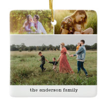 Colagem de Fotos da Família Moderna 6 Fotos Natal