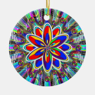Ornamento De Cerâmica Colar de Lotus Digital ou