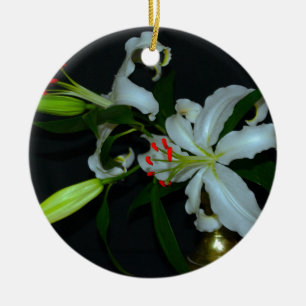 Ornamento De Cerâmica Coleção de Design e Flores irlandesas