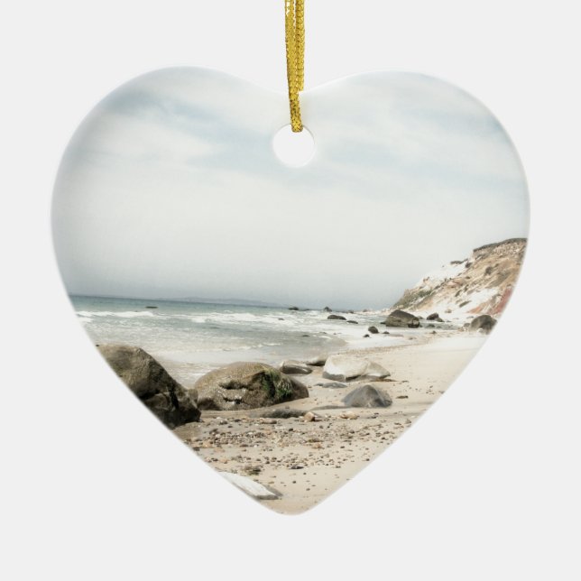 Ornamento De Cerâmica Coleção do Martha's Vineyard (Frente)