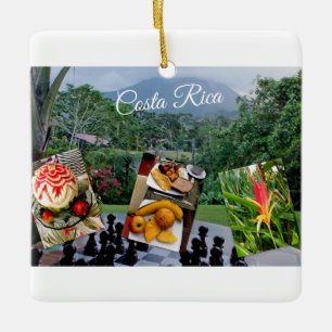 Ornamento De Cerâmica Coleção do viagem de Costa Rica