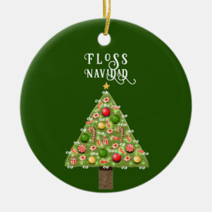 Ornamento De Cerâmica Colecionável de Natal de Dentista