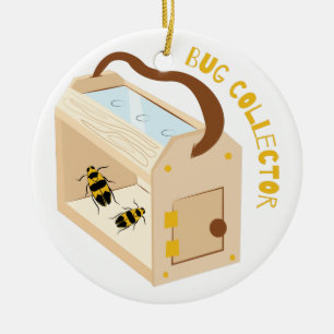 Ornamento De Cerâmica Coletor de insetos