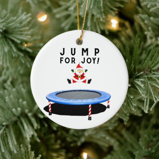 Ornamento De Cerâmica Coletor de Natal Trampoline (Árvore)