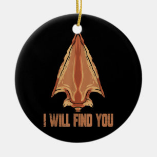 Ornamento De Cerâmica Coletor de Ponta de Seta