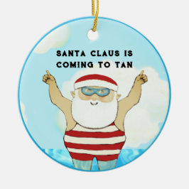 Ornamento De Cerâmica Coletor de Praia do Havaí