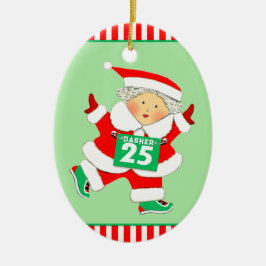 Ornamento De Cerâmica Coletor de Runner Personalizado