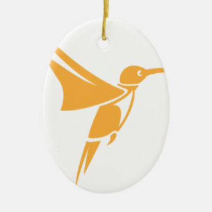 Ornamento De Cerâmica Colibri
