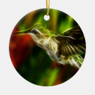 Ornamento De Cerâmica Colibri