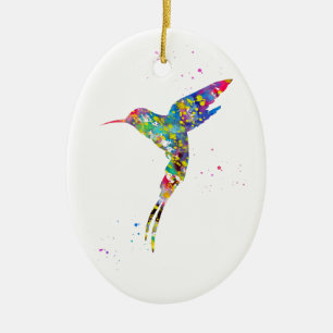 Ornamento De Cerâmica Colibri