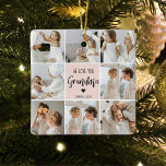 Ornamento De Cerâmica Collage Photo Pink Nós Te Amo Avó Melhor Presente<br><div class="desc">"Collage Photo Pink we Love You Grandma Best Gift" poderia se referir a um presente sentimental e personalizado para uma avó. Este presente pode incluir uma coleção de fotos organizadas em formato colagem, colocadas sobre um fundo rosa para adicionar um toque de calor e feminilidade. A colagem pode ser criada...</div>
