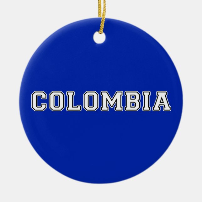Ornamento De Cerâmica Colômbia (Frente)