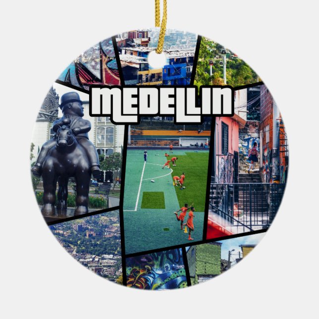 Ornamento De Cerâmica Colômbia Antioquia Medellin (Frente)