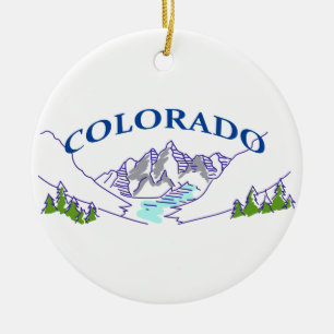 Ornamento De Cerâmica Colorado