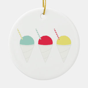 Ornamento De Cerâmica Colorful Ices