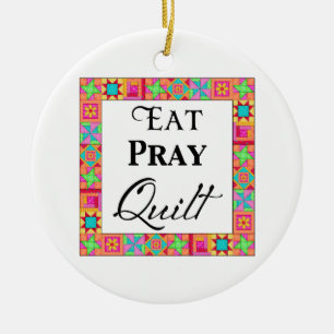 Ornamento De Cerâmica Colorir Bloqueios Coloridos Coloridos Colorir Text