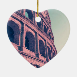 Ornamento De Cerâmica Colósio em Roma. Romano monumental de três níve