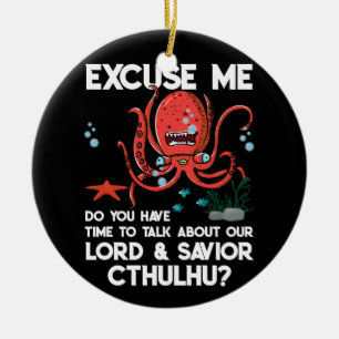 Ornamento De Cerâmica Com Licença, Você Tem Tempo Para Falar Sobre Nosso