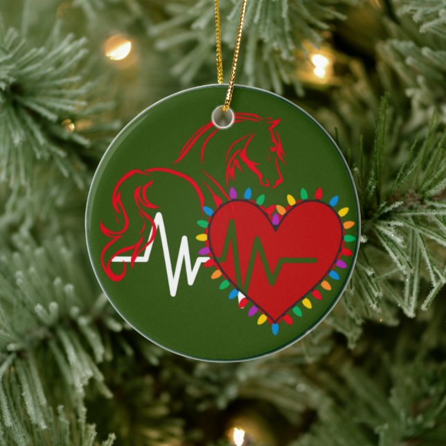 Ornamento de Cerâmica com Logotipo de Natal (Árvore)
