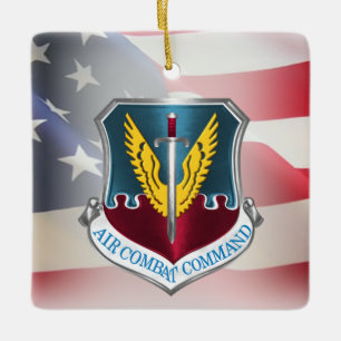 Ornamento De Cerâmica Comando de Combate Aéreo - Natal "ACC"