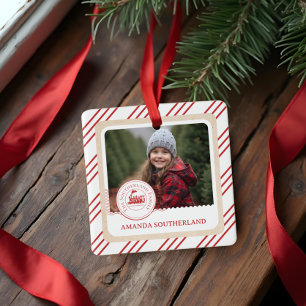 Ornamento De Cerâmica Comboio Expresso do Polo Norte Divertido Primeira