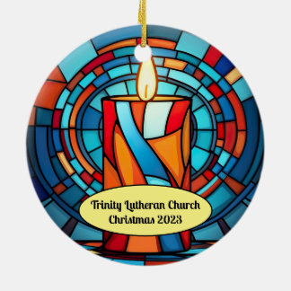 Ornamento De Cerâmica Comemorativa da Vela Retroativa dos anos 60