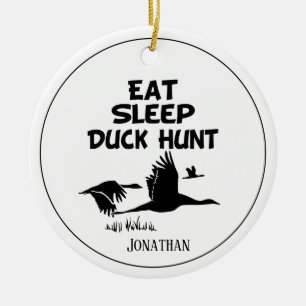 Ornamento De Cerâmica Comida Personalizada, Sono, Duck Hunt