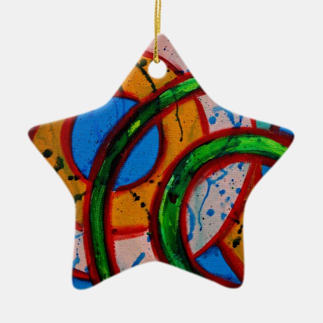 Ornamento De Cerâmica Composição 20A de Michael Moffa (Frente)