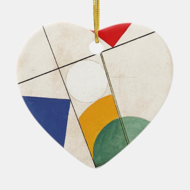 Ornamento De Cerâmica Composição por Sophie Taeuber-Arp (Frente)