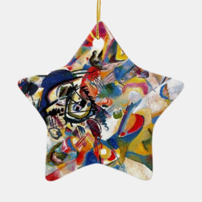 Ornamento De Cerâmica Composição VII de Kandinsky (Frente)