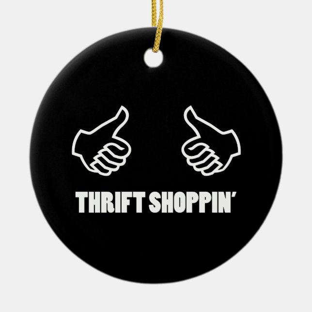 Ornamento De Cerâmica Compra de Thrift (Frente)
