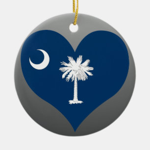 Ornamento De Cerâmica Compre a bandeira de South Carolina