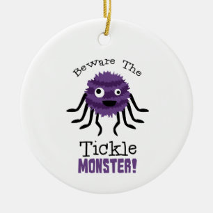 Ornamento De Cerâmica Compre o Monstro do Tickle