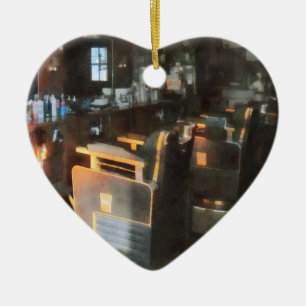 Ornamento De Cerâmica Compro Barber com Transmissão em Fluxo Sun Através