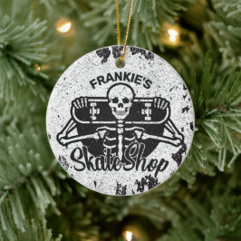 Ornamento De Cerâmica Compro de Skate de skull Skateboard do ADD persona